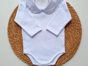 Body Gola Borboleta e Mini Pérolas