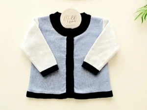 Cardigan Jacquard Tricolor