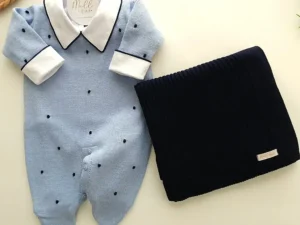 Kit Poá Relevo Azul Marinho