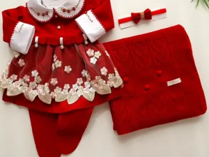 kit Maternidade Stella - Vermelho Bordô
