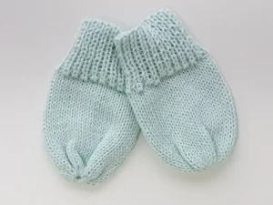 Par de luvinhas em tricot