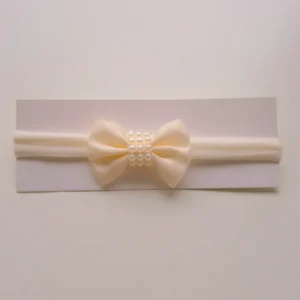 Faixinha de cabelo Laço Pérola